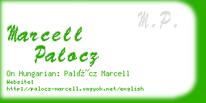 marcell palocz business card